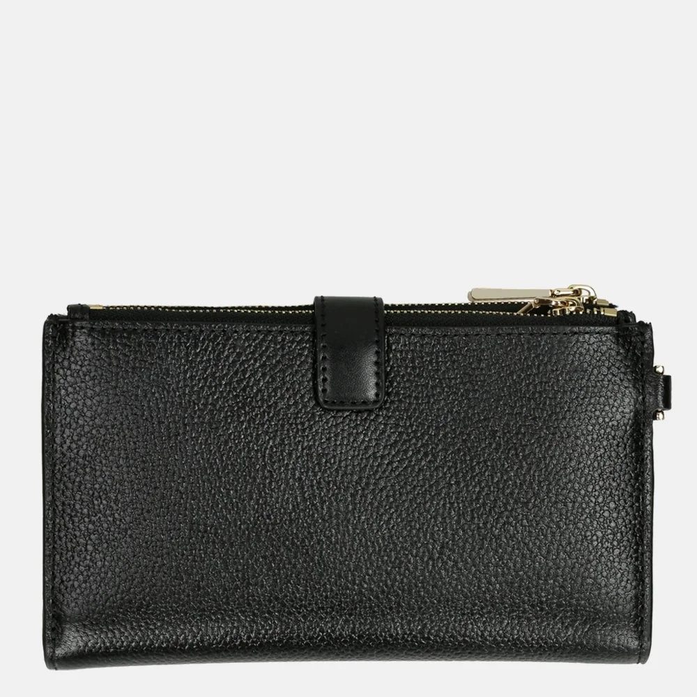 Michael Kors Jet Set Double Zip Wristlet portemonnee black bij Duifhuizen