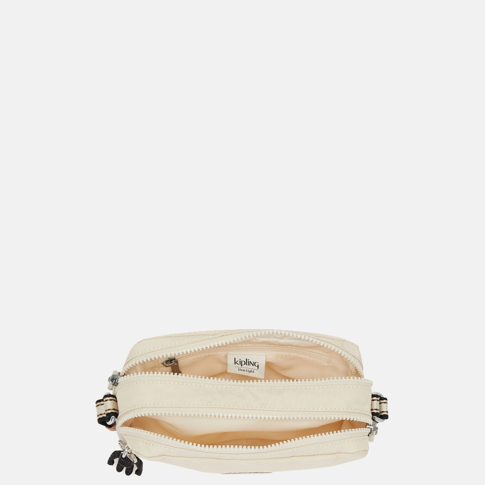 Kipling Milda crossbody tas light sand bij Duifhuizen