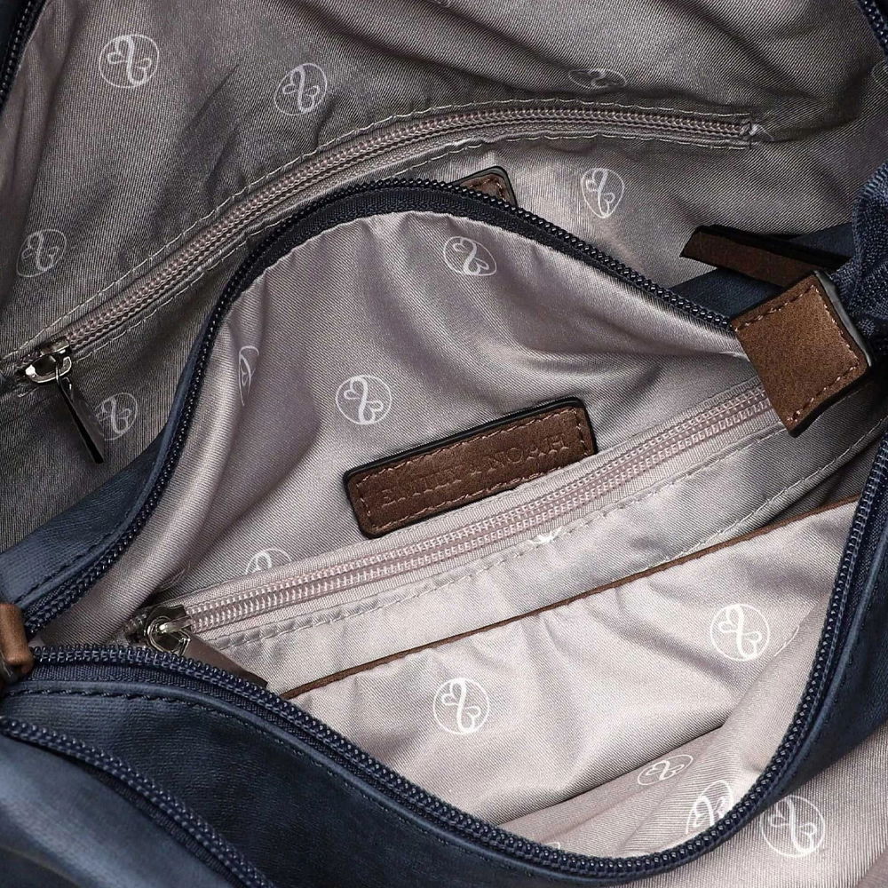 Emily & Noah Elke buideltas  blue/taupe bij Duifhuizen