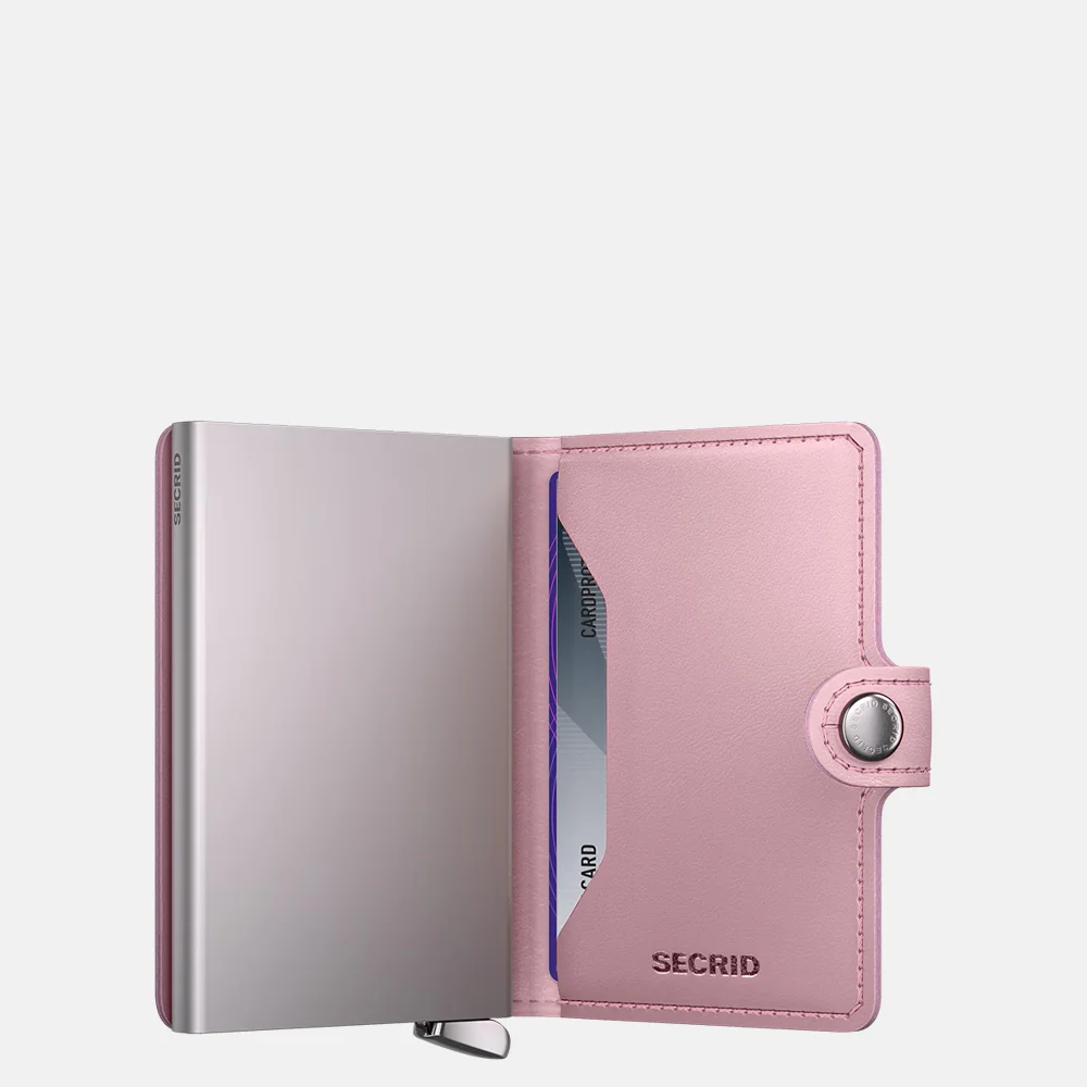 Secrid Premium Miniwallet Emboss Diamond pasjeshouder rose bij Duifhuizen