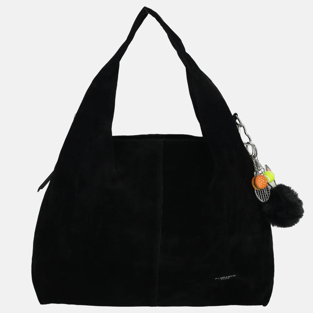 Flora & Co buideltas suedine noir bij Duifhuizen