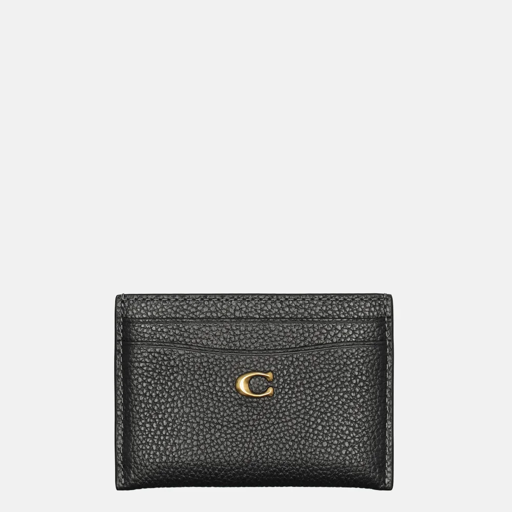 Coach Pebble pasjeshouder black