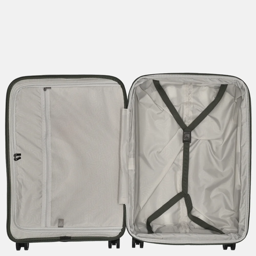 Jump Oskol reiskoffer 66 cm expandable kaki bij Duifhuizen