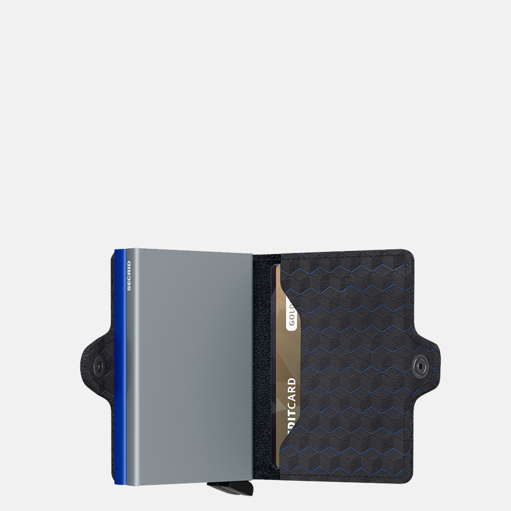 Secrid Twinwallet pasjeshouder optical titanium blue bij Duifhuizen