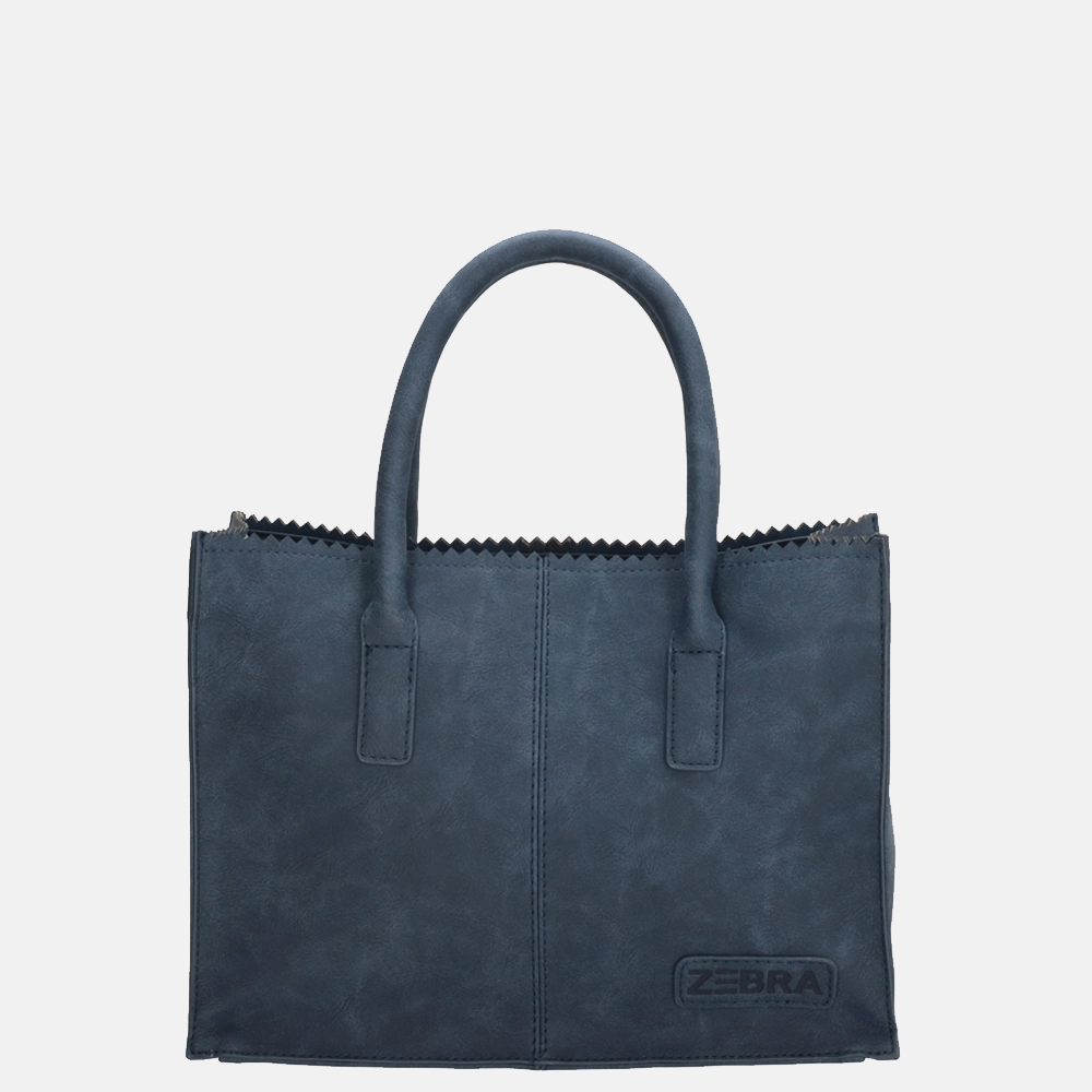 Zebra Trends Lisa handtas M jeansblauw bij Duifhuizen