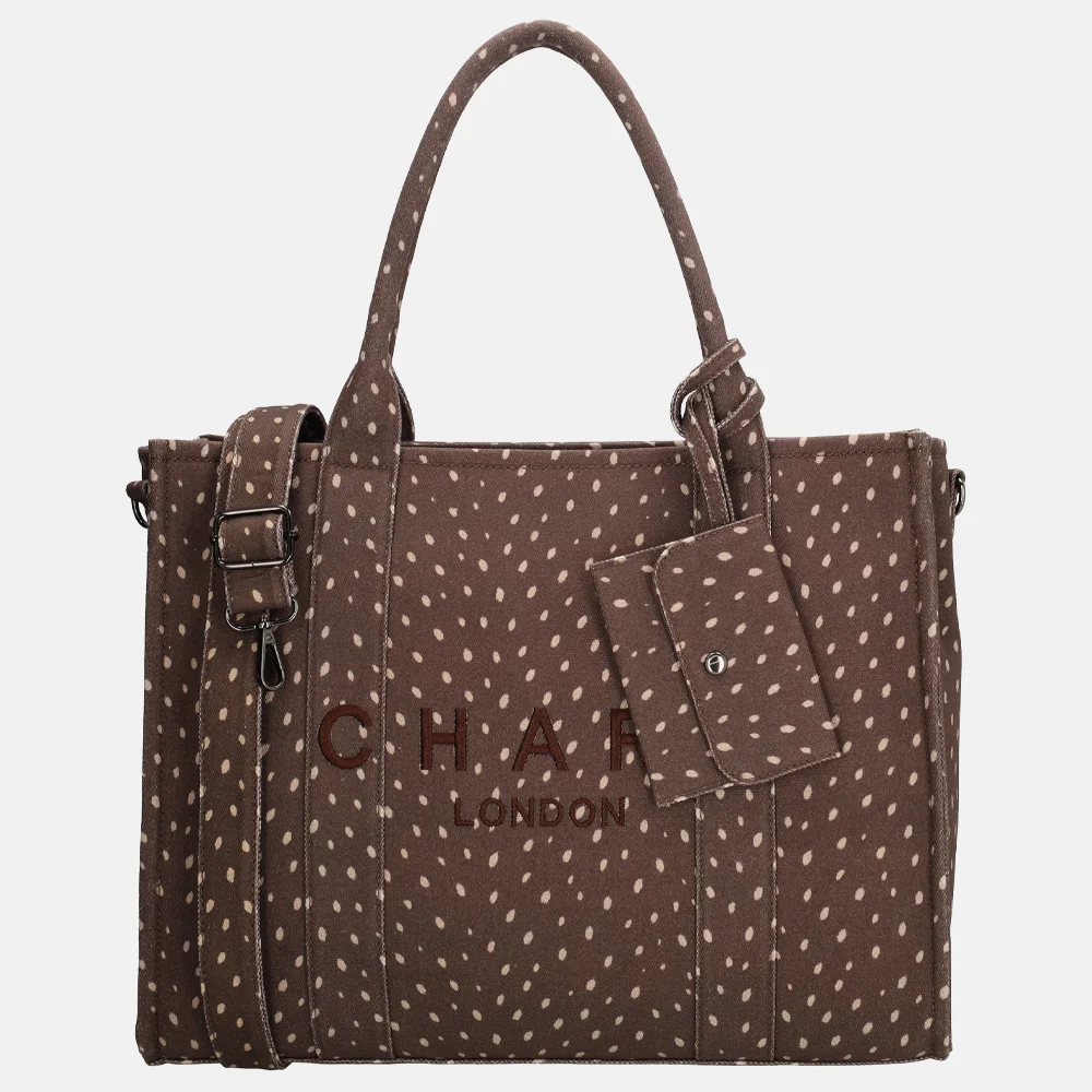 Charm London handtas met laptopvak hert bij Duifhuizen