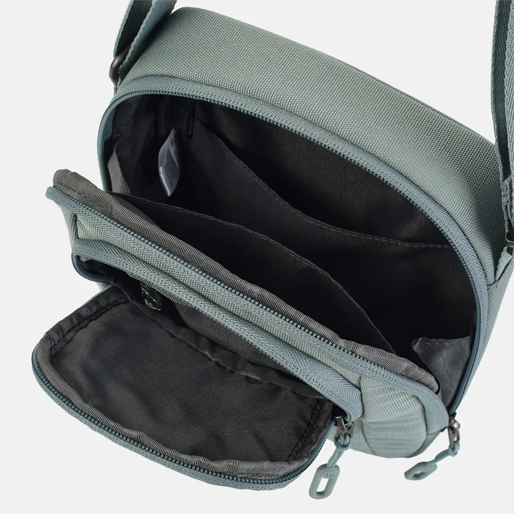 Hedgren Comby crossbody tas grey-green bij Duifhuizen