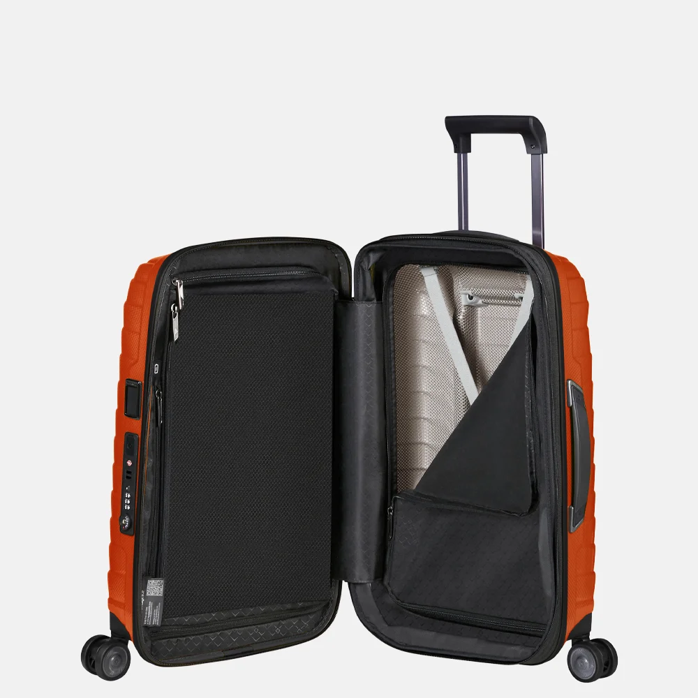 Samsonite Proxis expandable handbagage koffer 55 cm flame bij Duifhuizen
