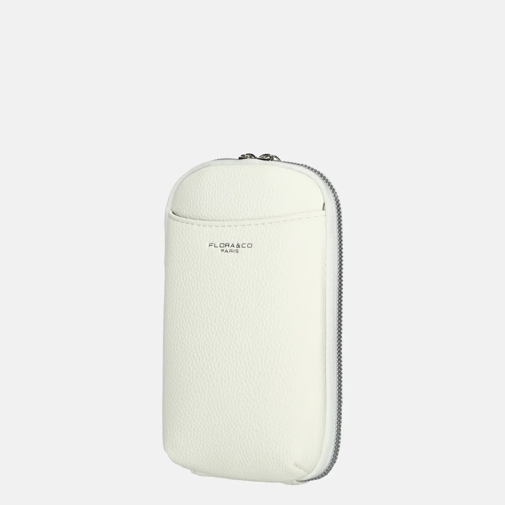 Flora & Co telefoontas white bij Duifhuizen