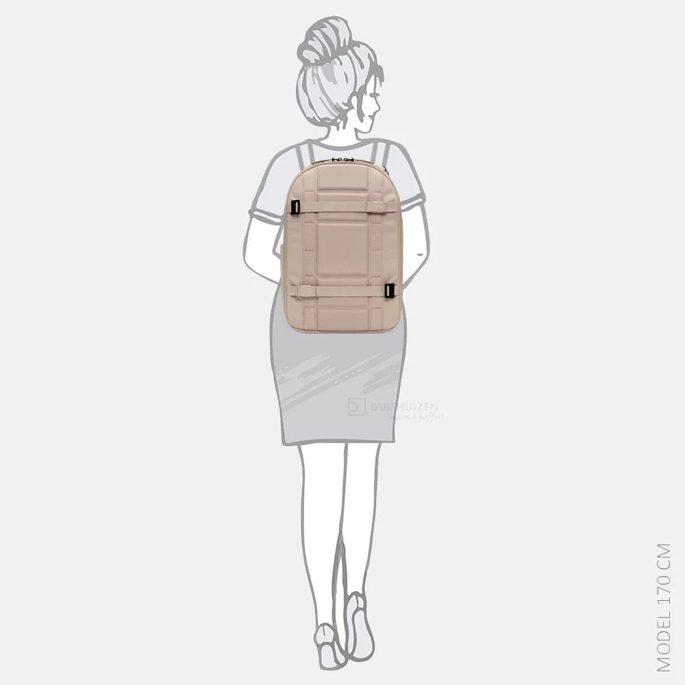 Db Journey Ramverk laptoprugzak 21 L fogbow beige bij Duifhuizen