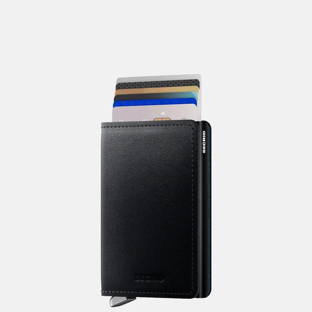 Secrid Slimwallet Inox Dusk pasjeshouder black bij Duifhuizen