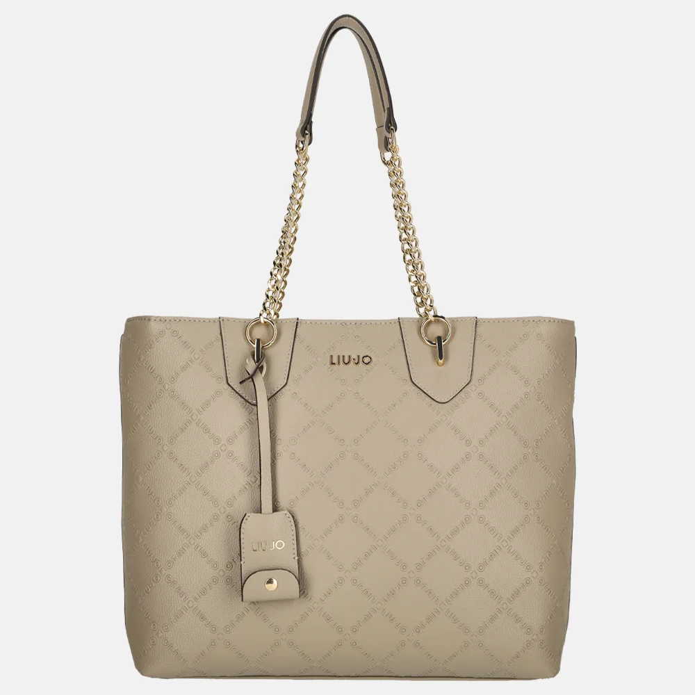 Liu Jo Adonide shopper desert taupe bij Duifhuizen