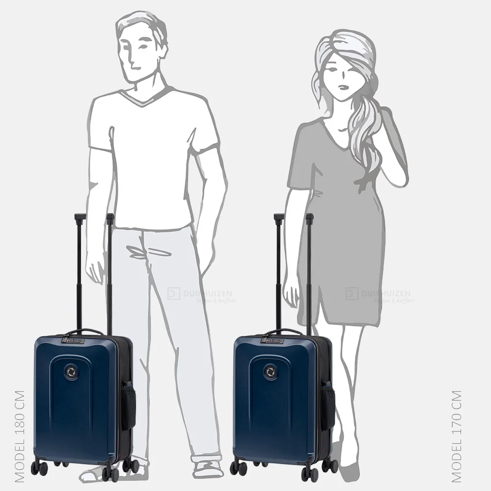 Senz Foldaway handbagage koffer opvouwbaar 55 cm midnight blue bij Duifhuizen