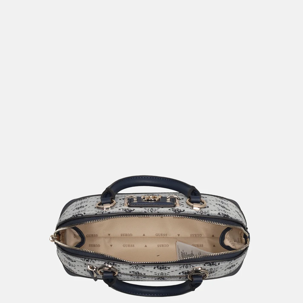 Guess Neda Dome handtas navy logo bij Duifhuizen