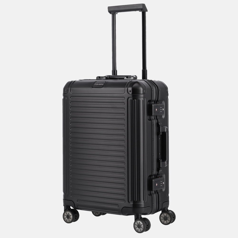 Travelite Next handbagage koffer 55 cm black bij Duifhuizen