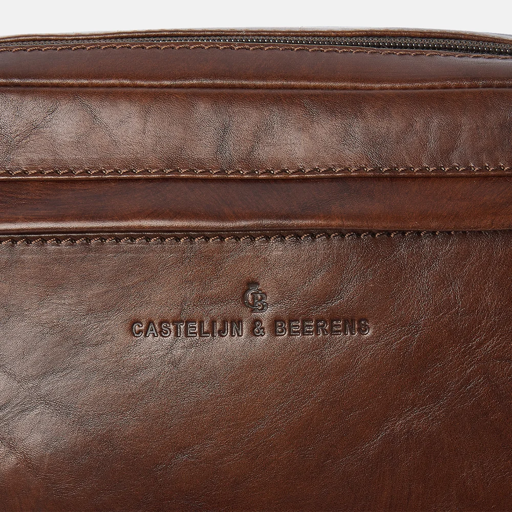 Castelijn en Beerens Rien toilettas cognac bij Duifhuizen