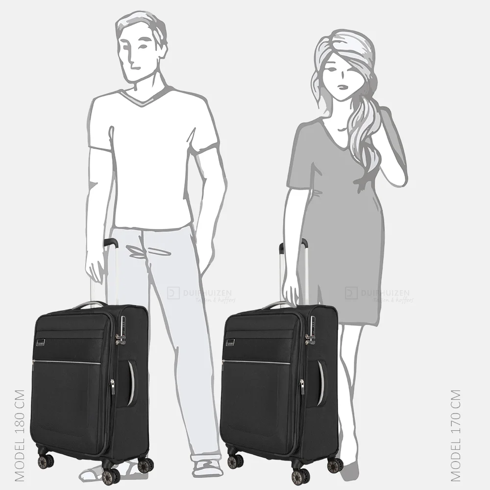Travelite Miigo koffer 67 cm black bij Duifhuizen