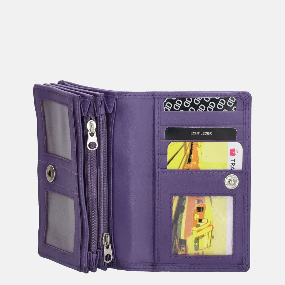 DD Exclusive portemonnee purple bij Duifhuizen