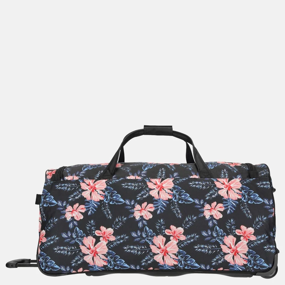 Enrico Benetti Santa Cruz wieltas 75cm black flower bij Duifhuizen