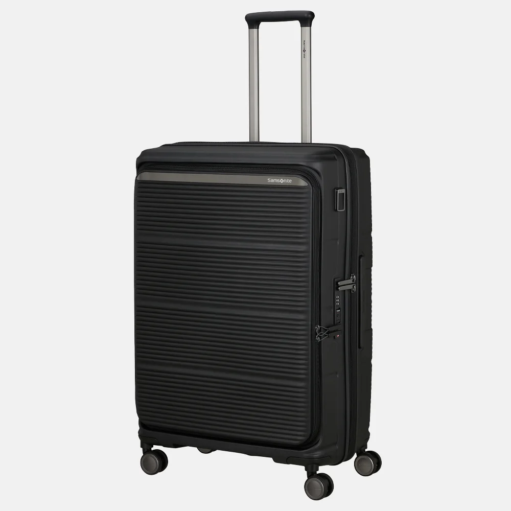 Samsonite Paralux HS Spinner reiskoffer expendable 75 cm black bij Duifhuizen