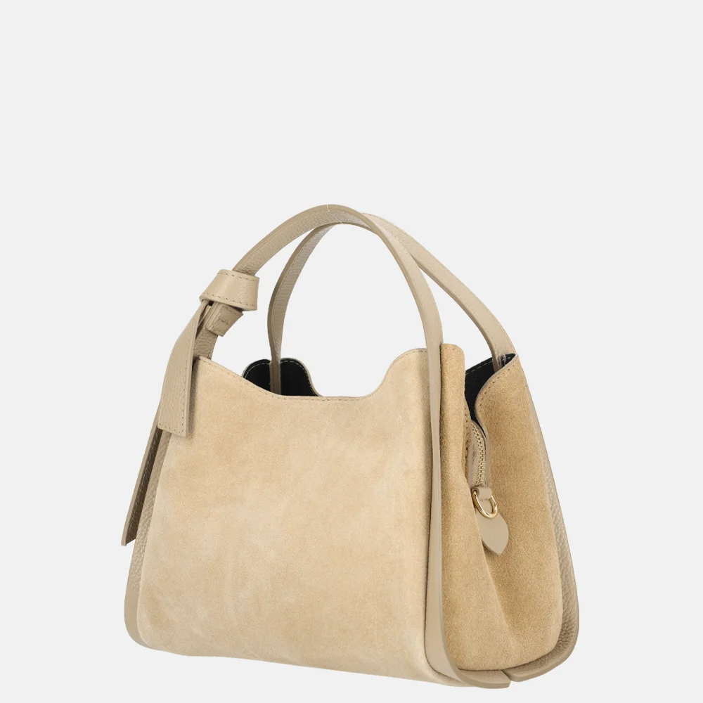 Charm London Knott handtas S lichttaupe bij Duifhuizen