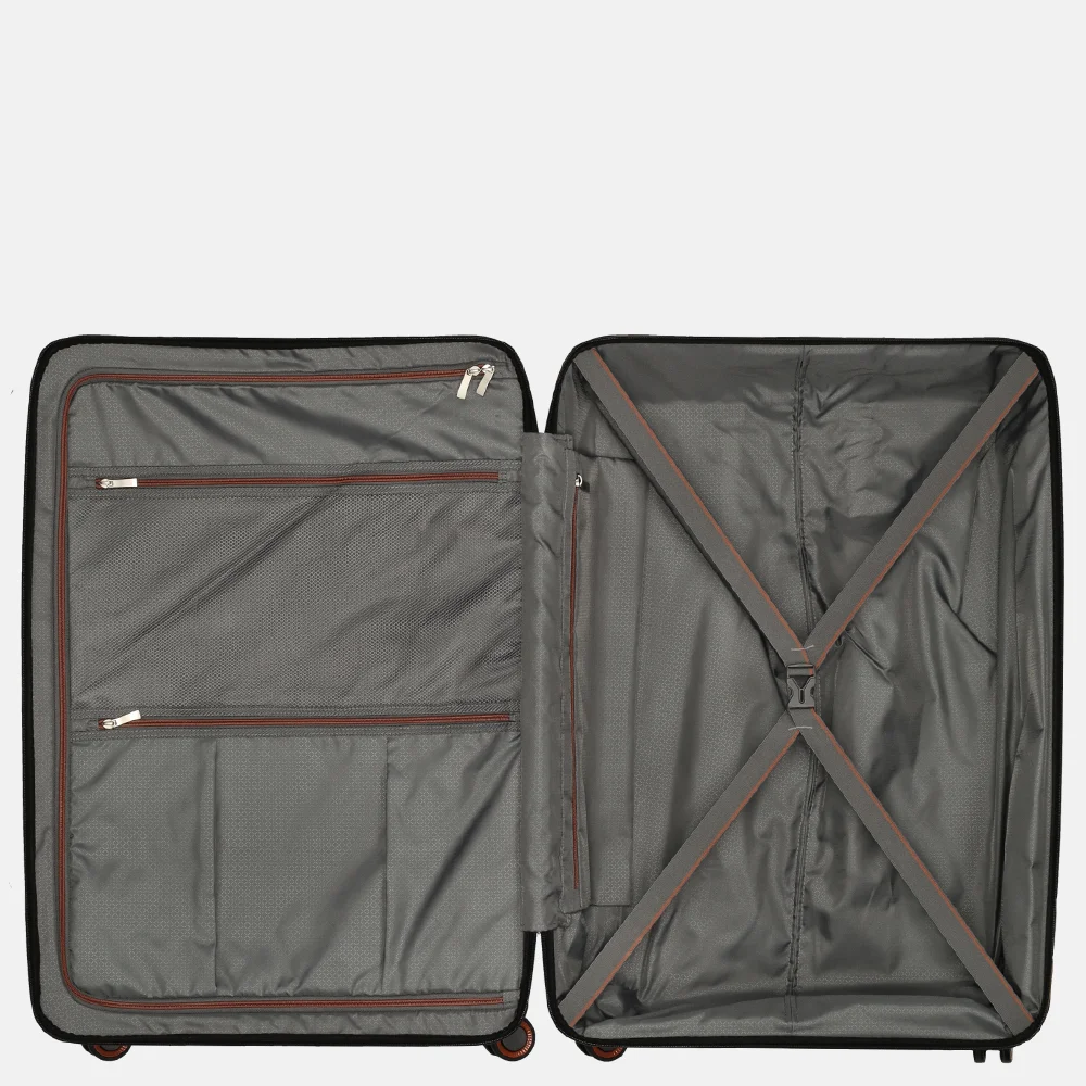 Duifhuizen Paloma reiskoffer 75 cm black/copper bij Duifhuizen