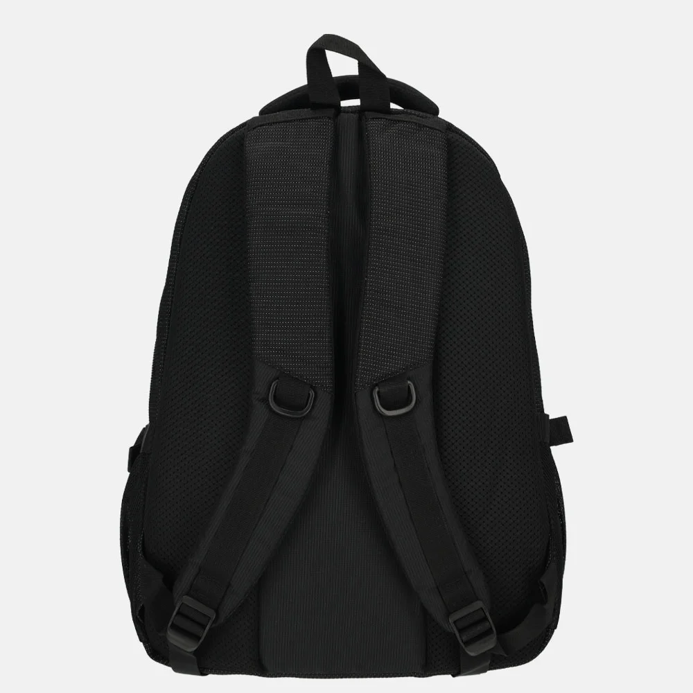 Enrico Benetti Santa Cruz rugzak 17 inch stippen zwart bij Duifhuizen