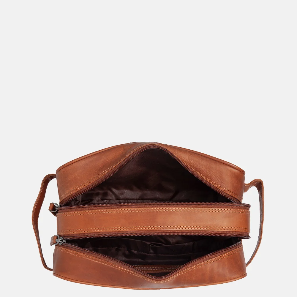 Chesterfield Stacey toilettas cognac bij Duifhuizen