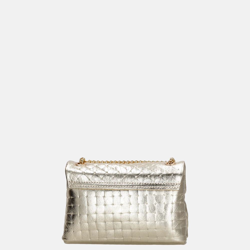 Charm London Klep schoudertas goud bij Duifhuizen