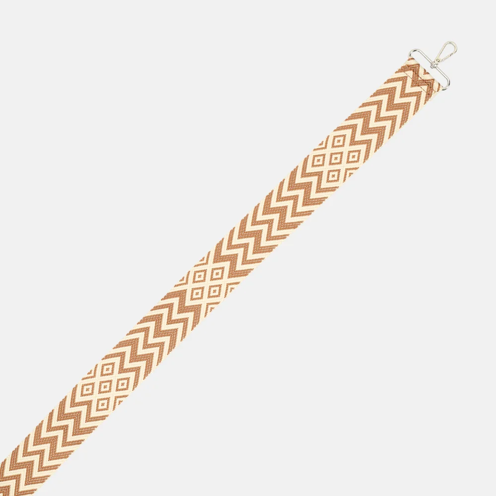 Flora & Co crossbody tas camel bij Duifhuizen