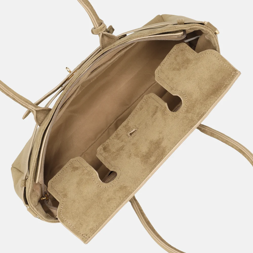 Firenze handtas taupe bij Duifhuizen