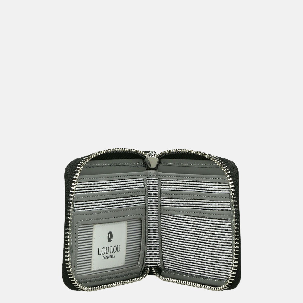 LouLou Essentiels Sugar Snake portemonnee XS black bij Duifhuizen
