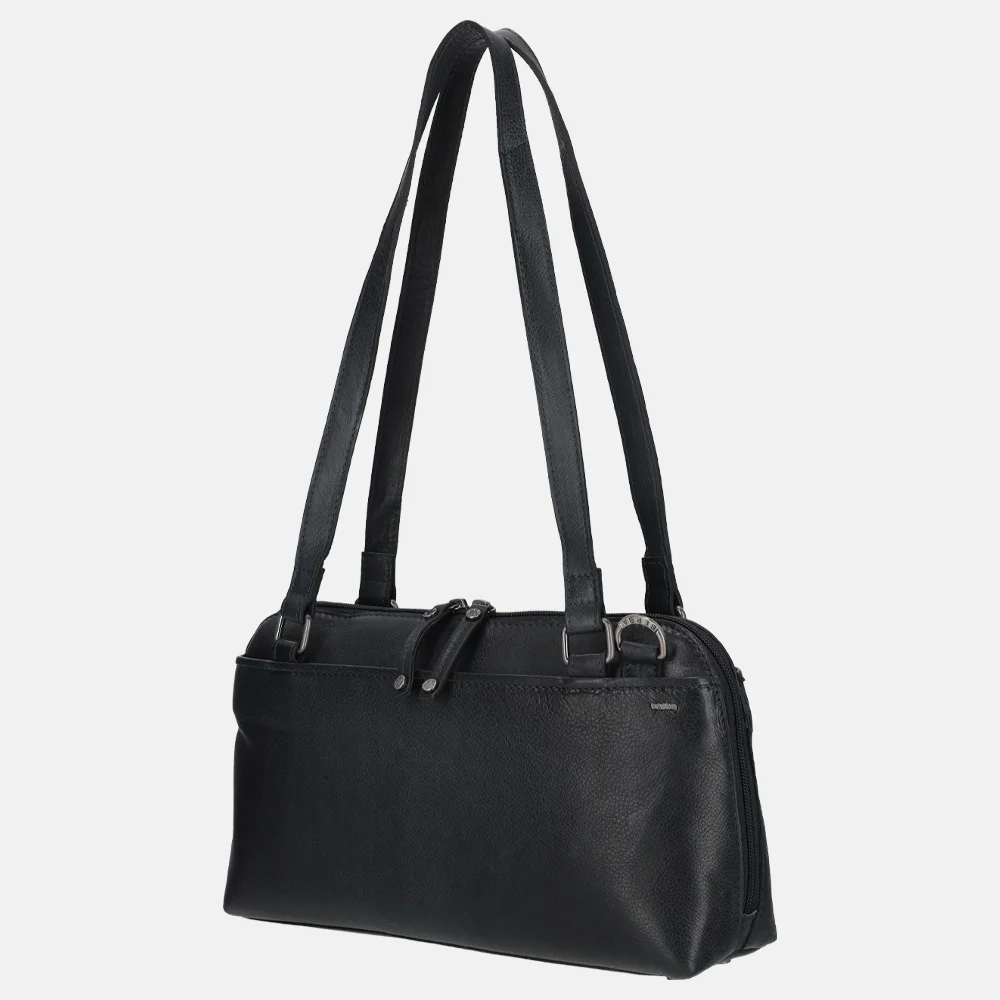 Berba Lucca schoudertas navy bij Duifhuizen