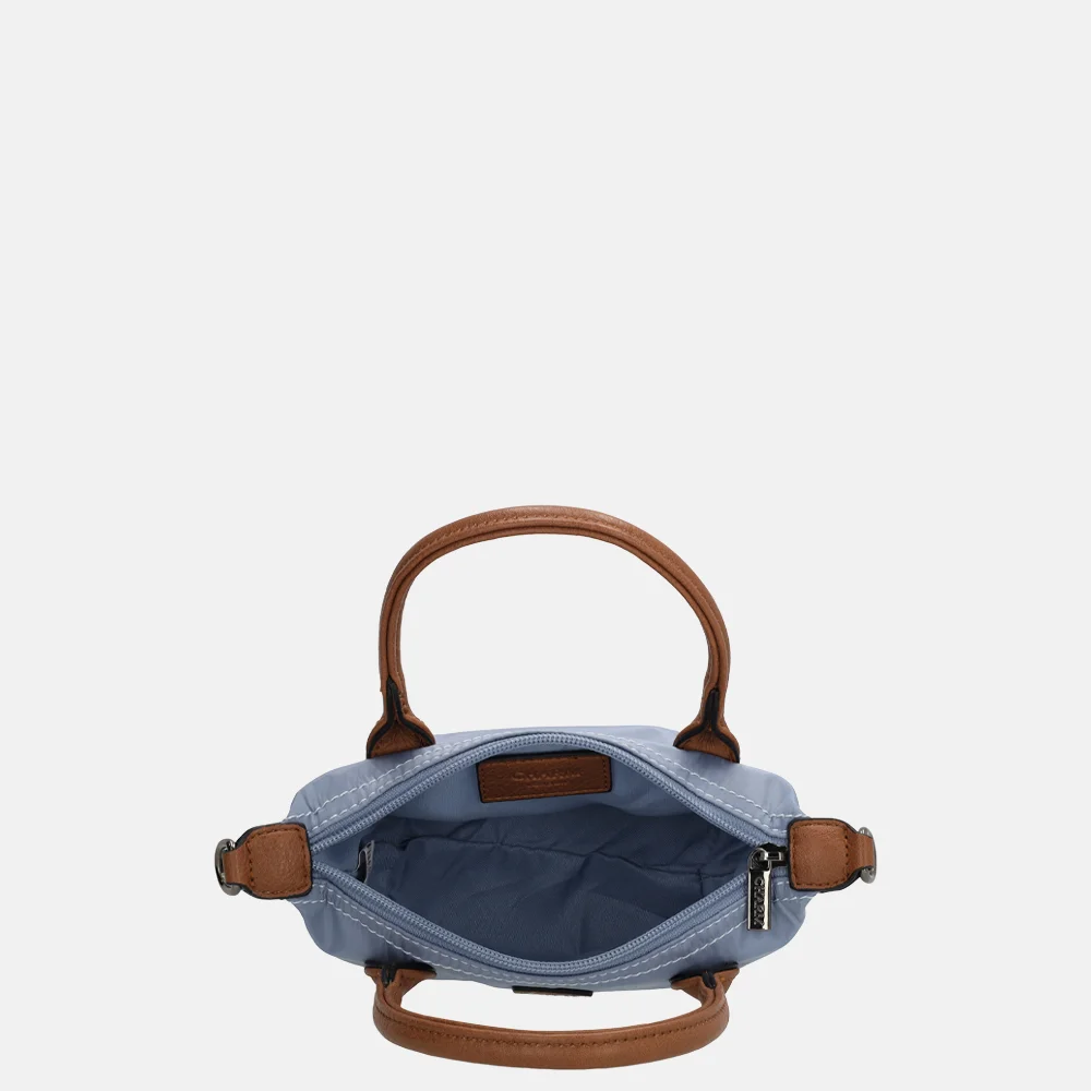 Charm London Buckingham handtas XS staalblauw bij Duifhuizen
