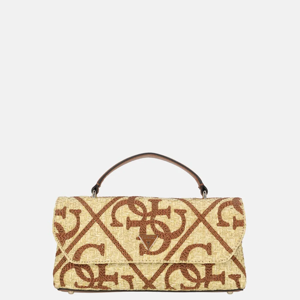 Guess Kirsten handtas natural/caramel bij Duifhuizen