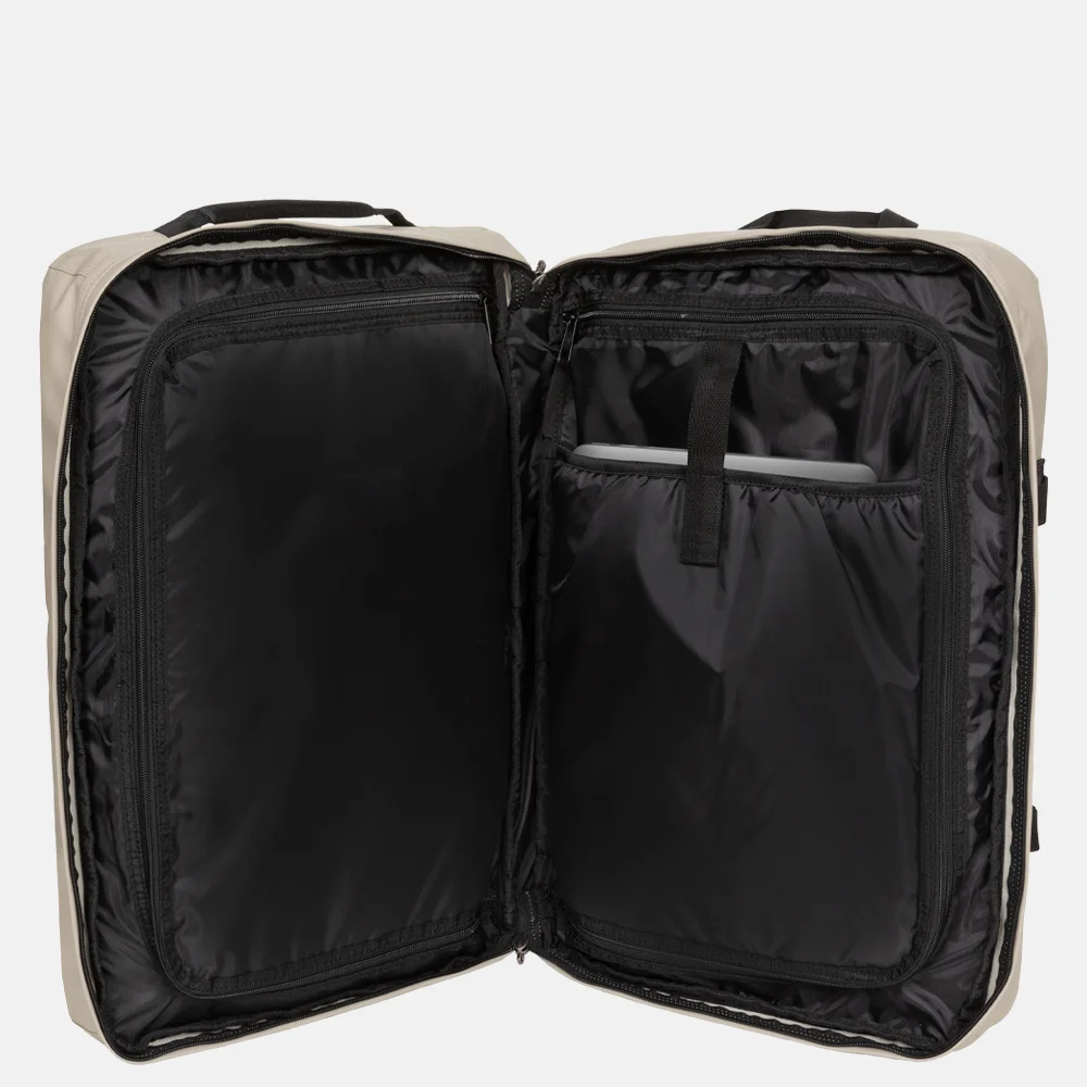 Eastpak Tarp rugzak 17 inch tarp beige bij Duifhuizen