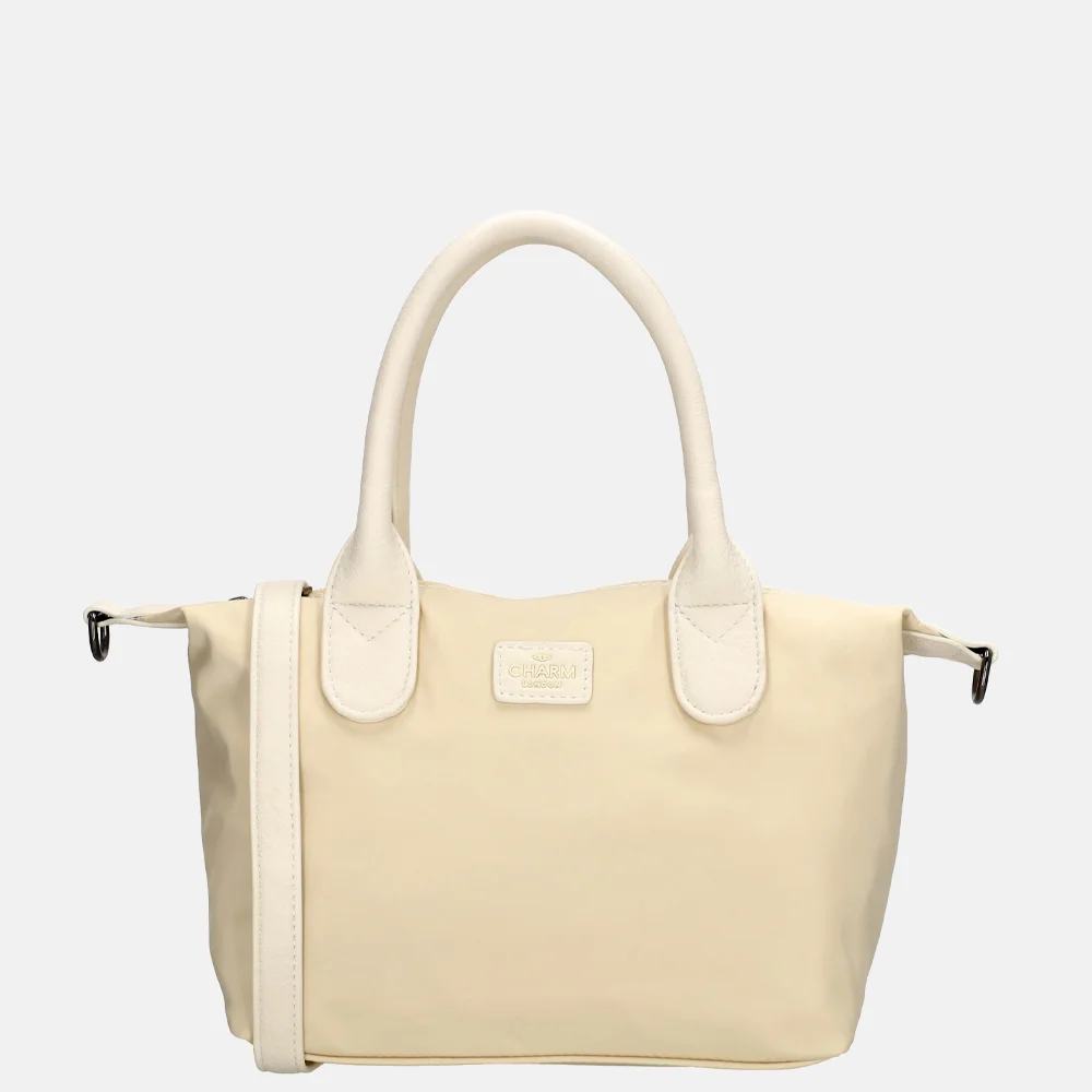 Charm London Buckingham Mono handtas creme bij Duifhuizen