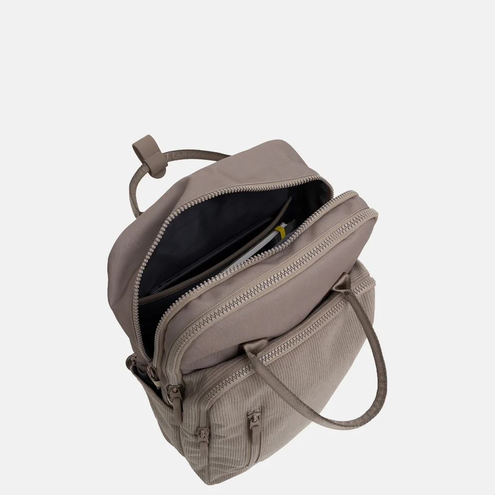 New Rebels Milwaukee rugzak ribby taupe bij Duifhuizen