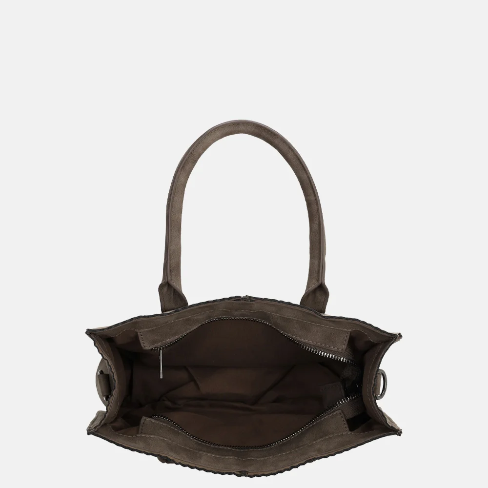 Zebra Trends Lisa handtas M donkerbruin bij Duifhuizen