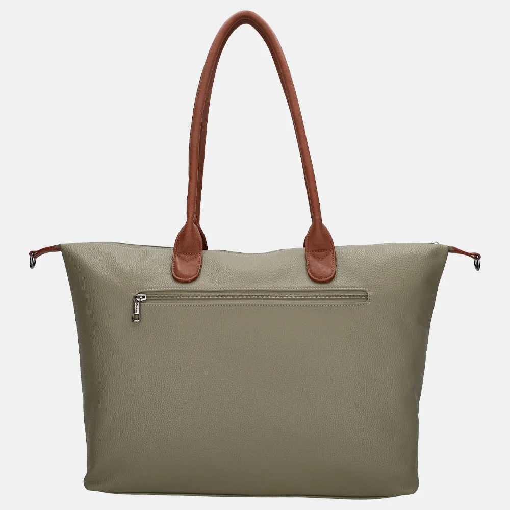 Charm London Buckingham Palace shopper L olijfgroen bij Duifhuizen