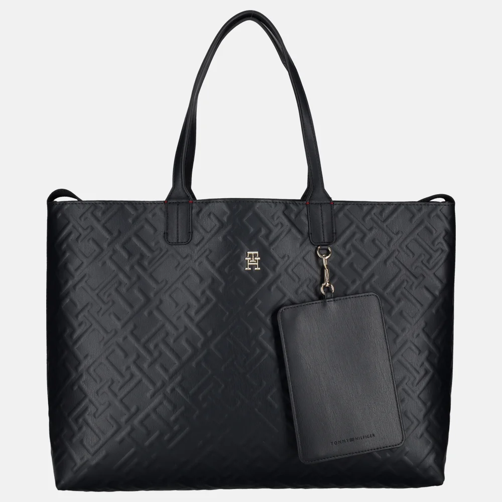 Tommy Hilfiger iconic tote shopper mono space blue