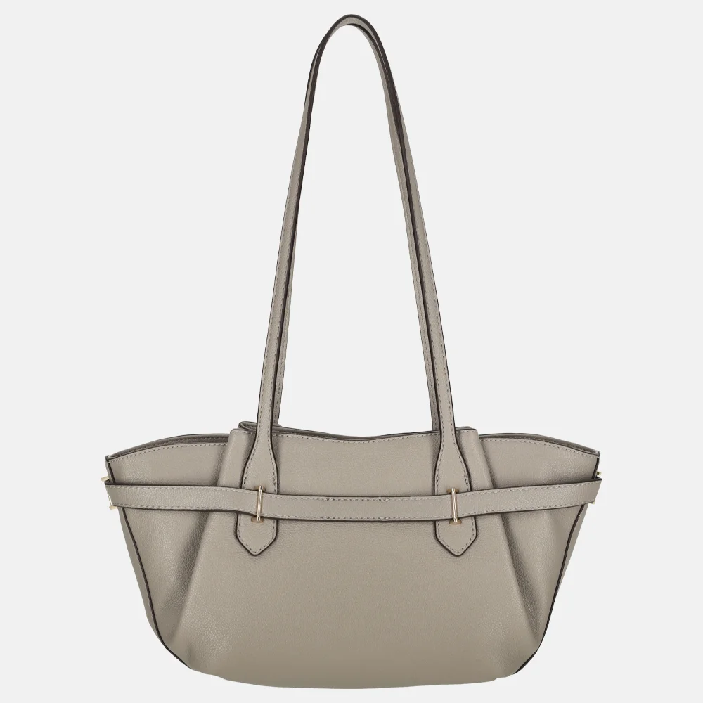 Guess Yesba schoudertas dark taupe bij Duifhuizen