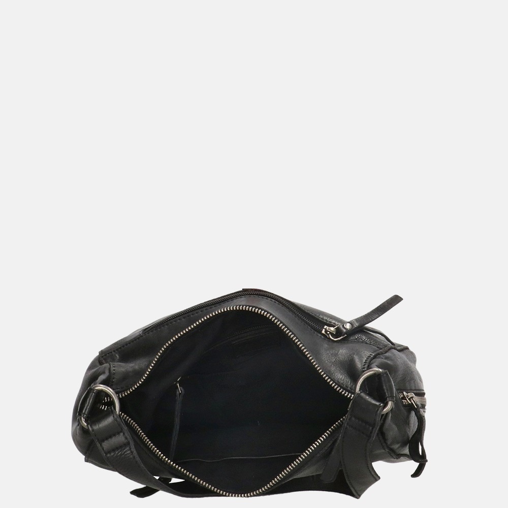 Genicci Thames schoudertas black bij Duifhuizen