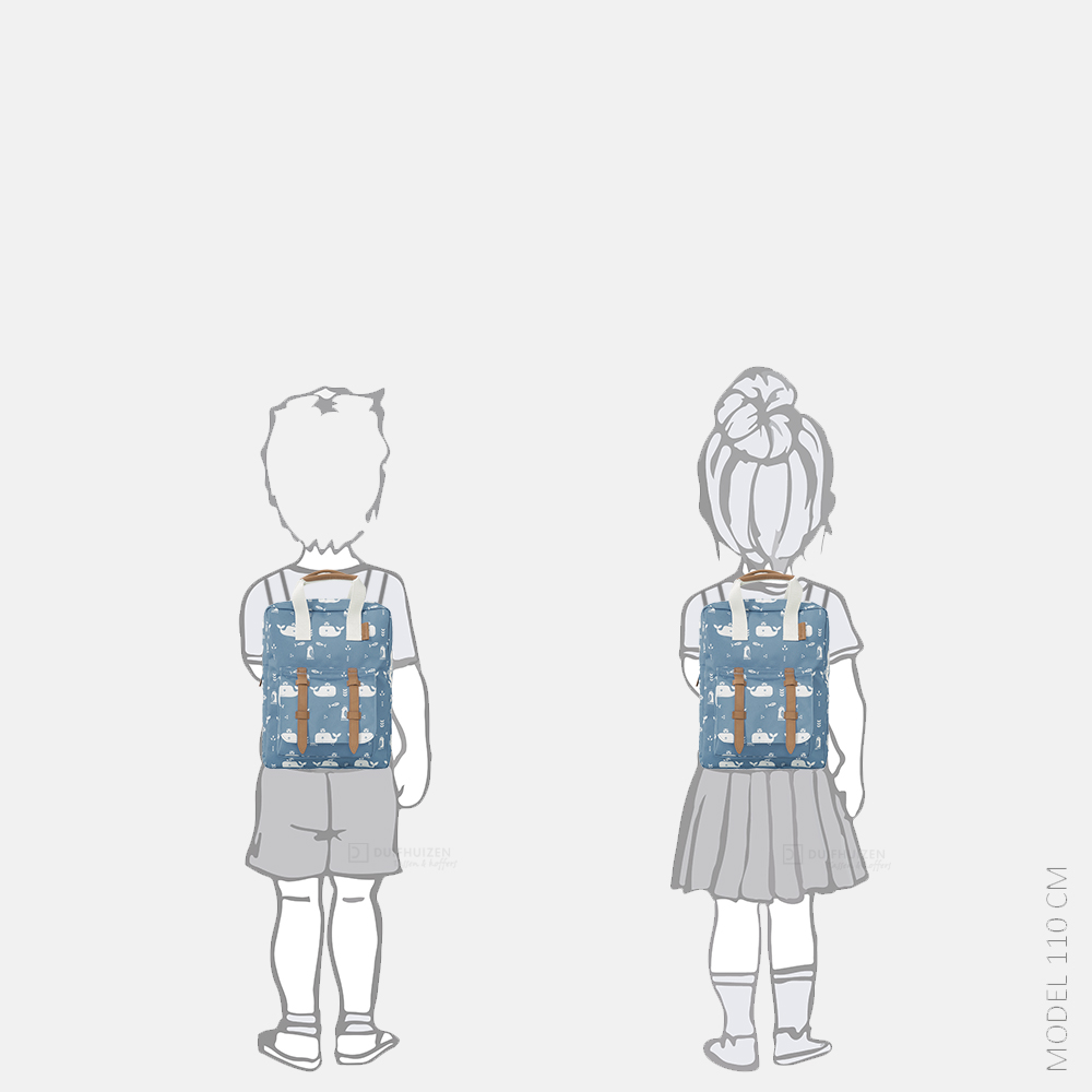 Fresk kinderrugzak whale blue bij Duifhuizen