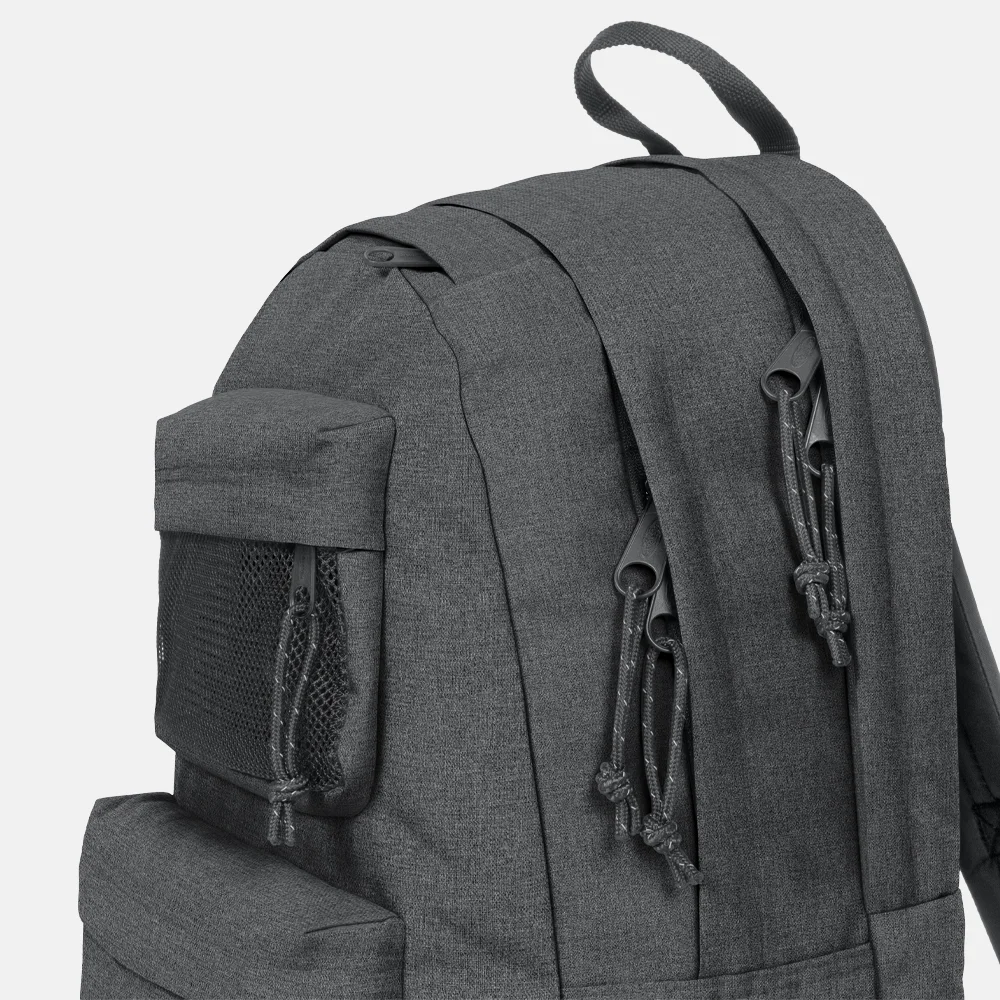 Eastpak Double Office  laptoprugzak 17 inch black denim bij Duifhuizen