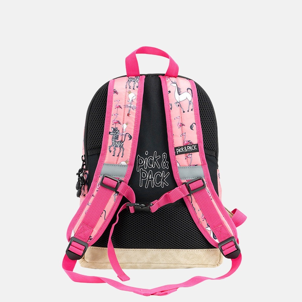 Pick & Pack Royal Princess kinderrugzak M bright pink bij Duifhuizen
