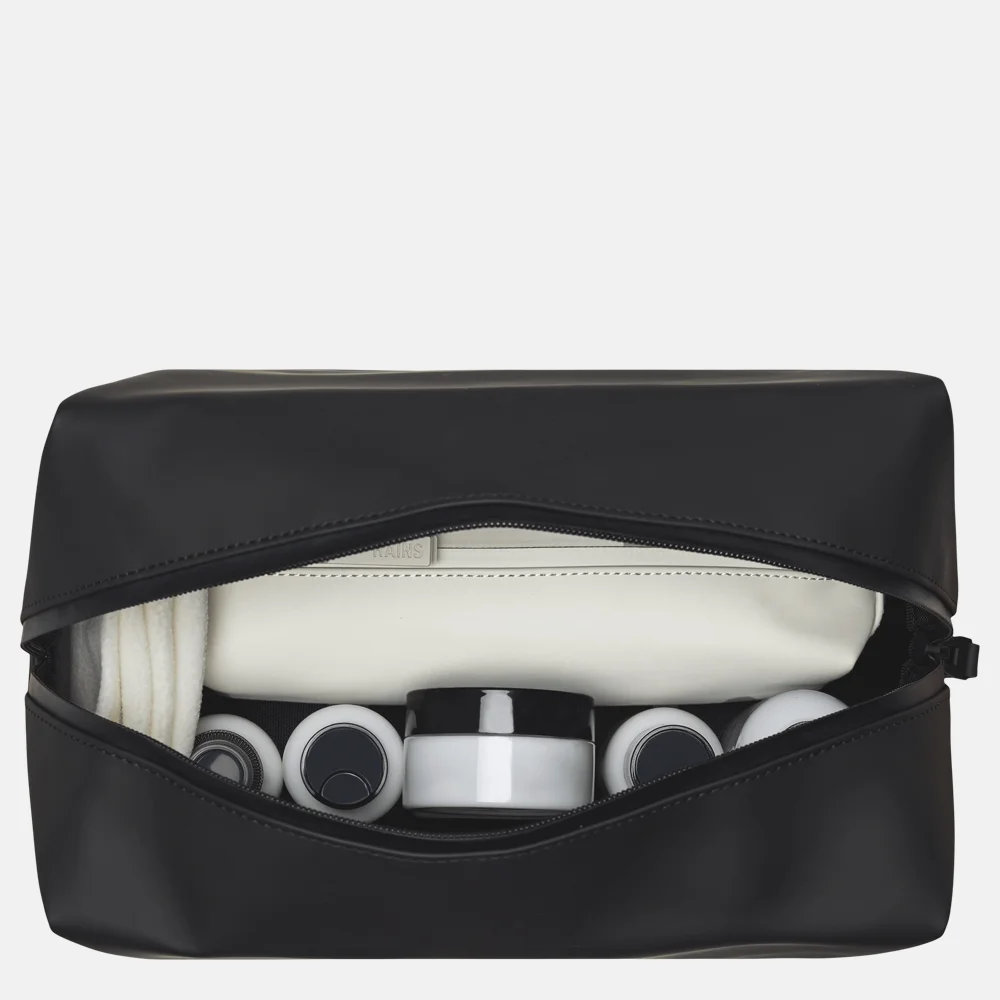 Rains Wash Bag toilettas L black bij Duifhuizen