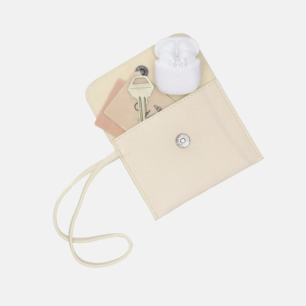 Charm London Debossed shopper M off white bij Duifhuizen