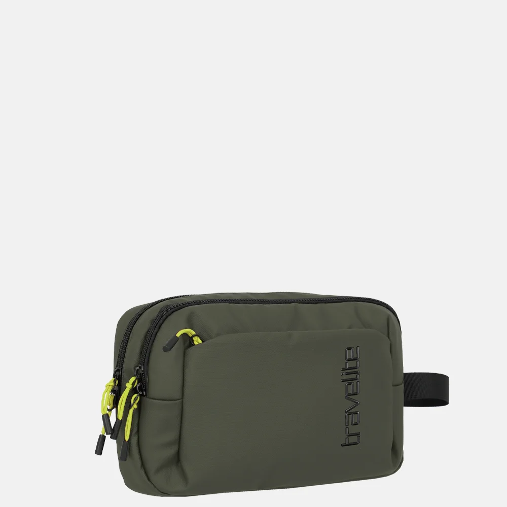 Travelite Briize toilettas khaki bij Duifhuizen
