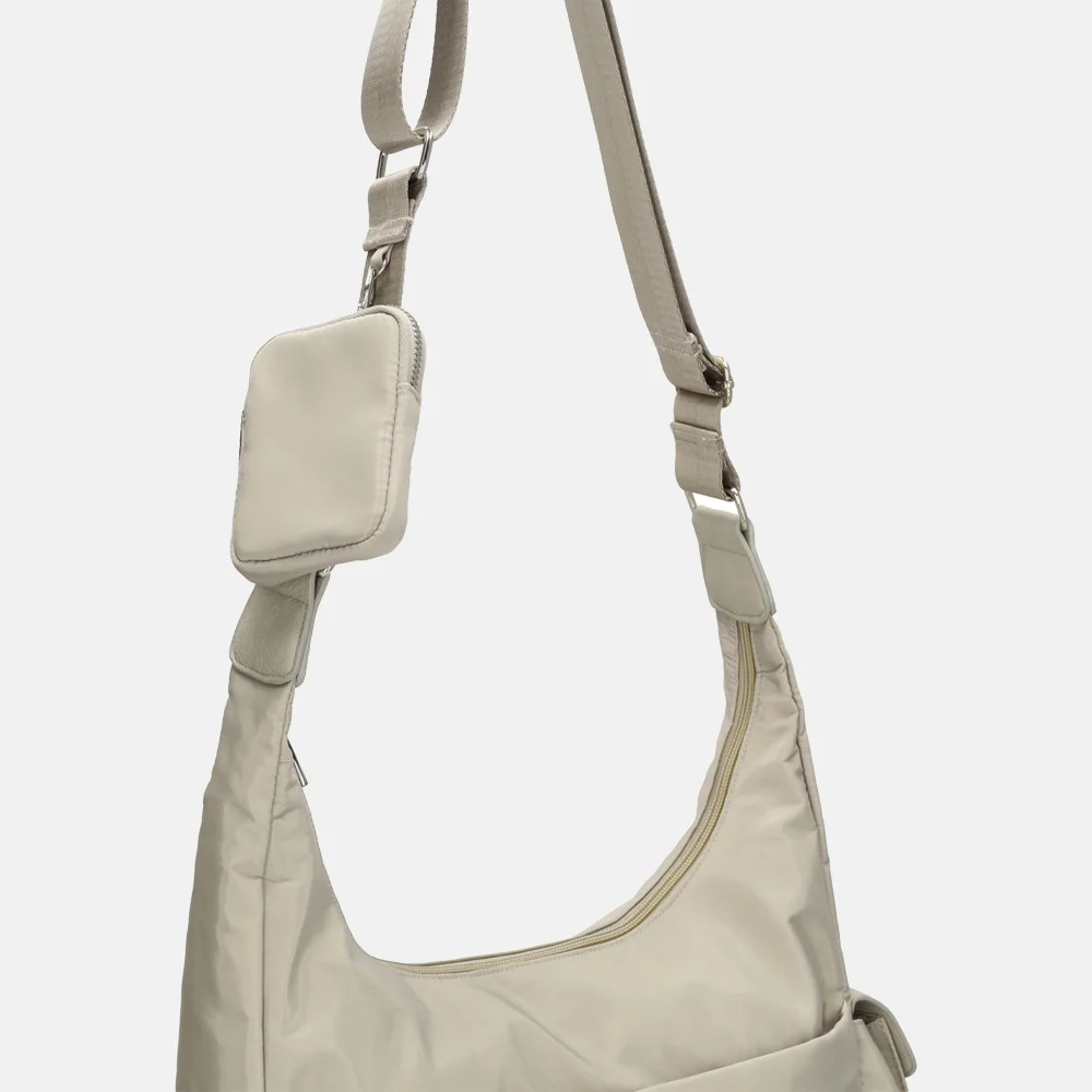 Charm London buideltas licht grijs bij Duifhuizen